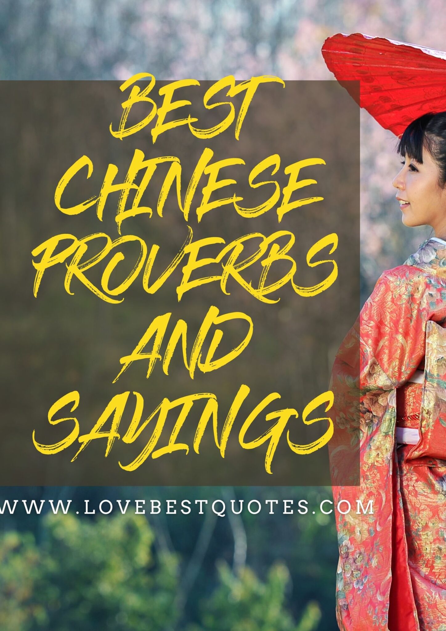 best chinese proverbs