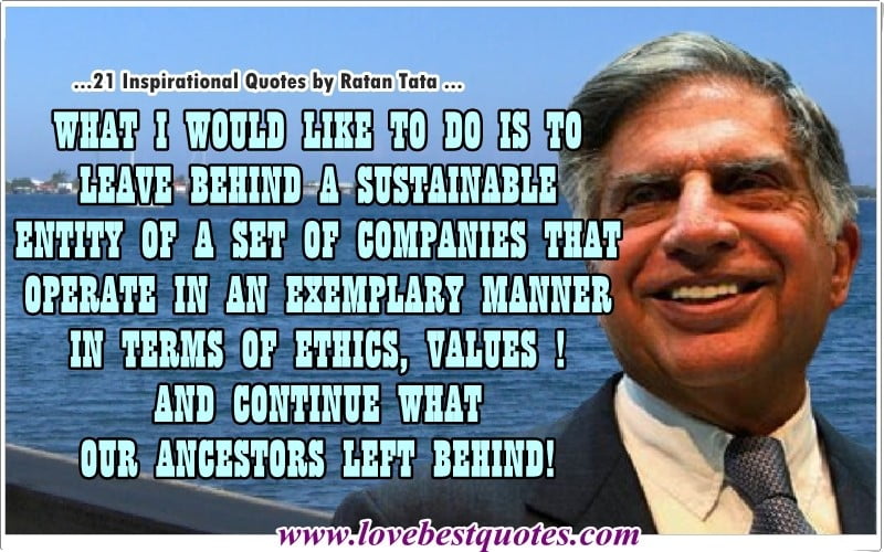 ratan tata quotes decision making