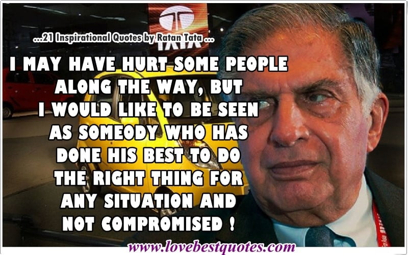 ratan tata quotes success